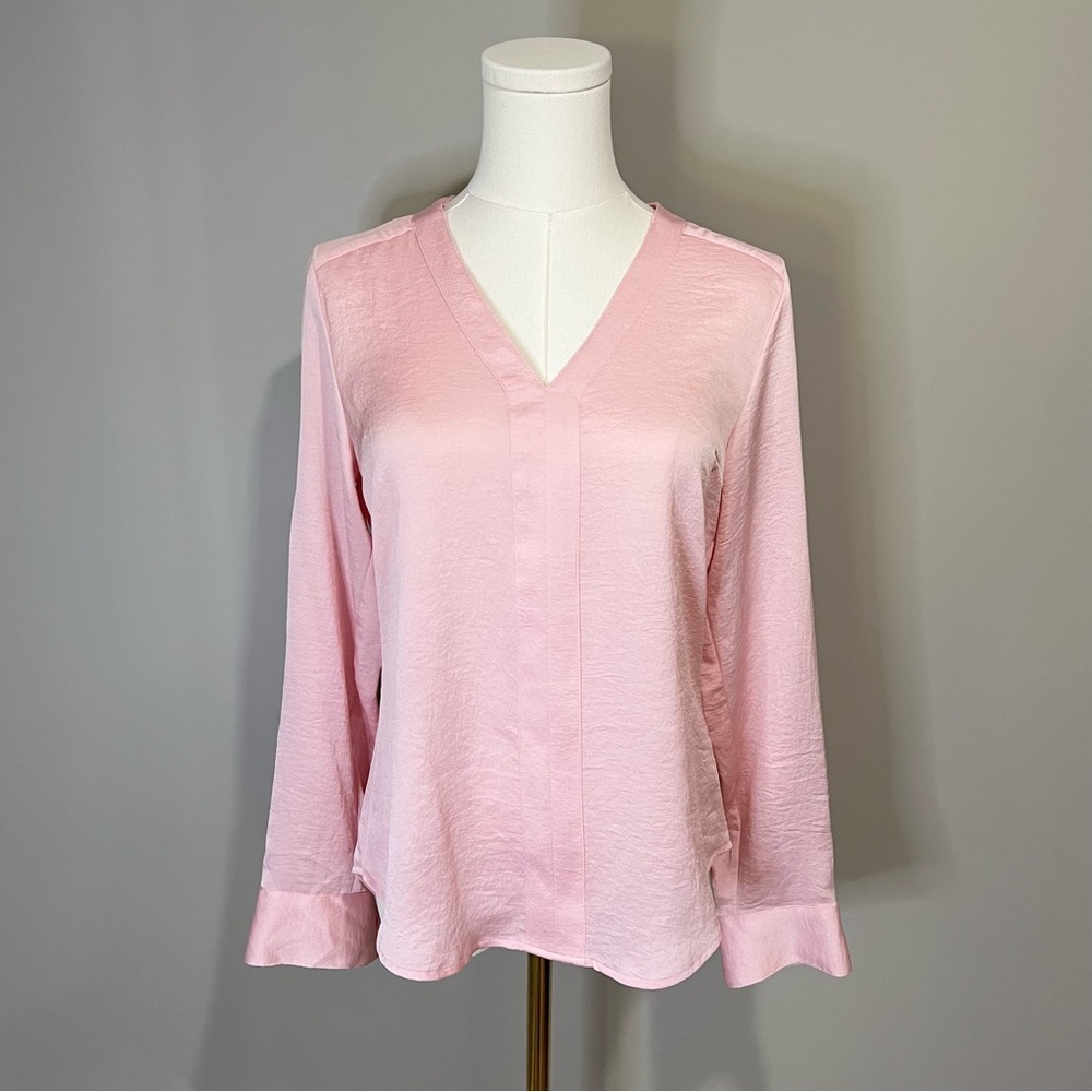 Express Pink V-Neck Blouse Size XS